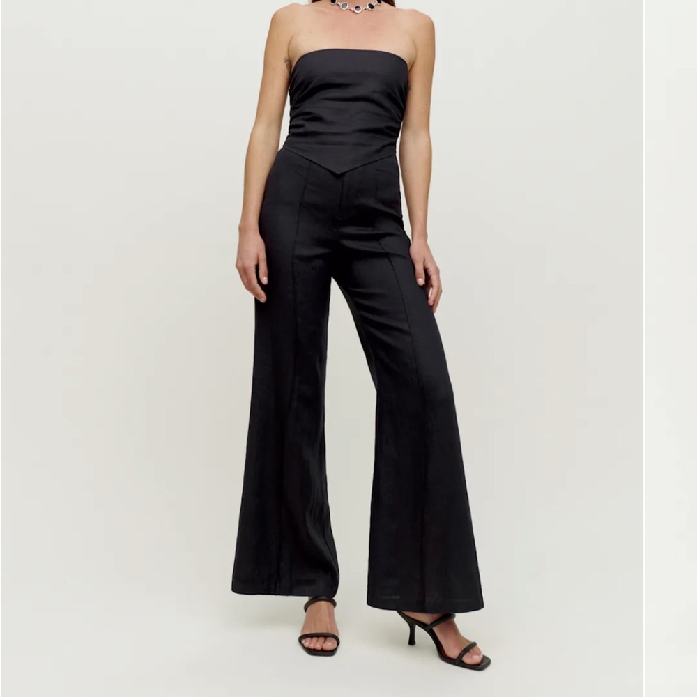 NWT reformation Silvie linen pant